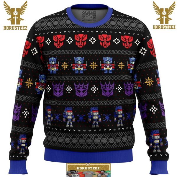 Xmas In Disguise Transformers Gifts For Family Christmas Holiday Ugly Sweater
