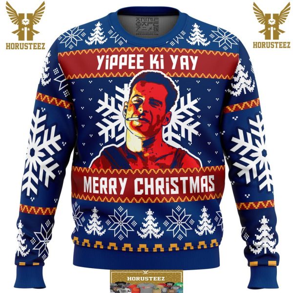 Yippee Ki Yay Die Hard Gifts For Family Christmas Holiday Ugly Sweater