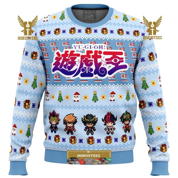 Yugioh Character Sprites Gifts For Family Christmas Holiday Ugly Sweater