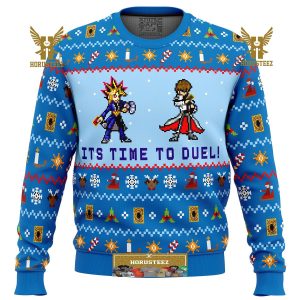 Yugioh Its Time To Duel Gifts For Family Christmas Holiday Ugly Sweater