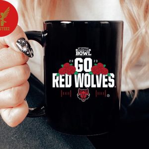 10th Anniversary Camellia Bowl 2023 Arkansas State Red Wolves At Cramton Bowl Stadium Drink Coffee Mug