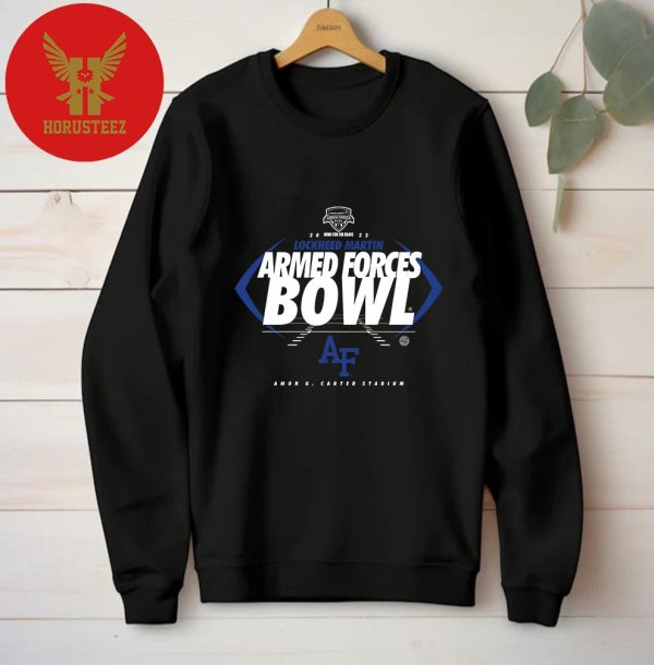2023 Armed Forces Bowl Air Force Falcons At Amon G Carter Stadium Unisex T-Shirt
