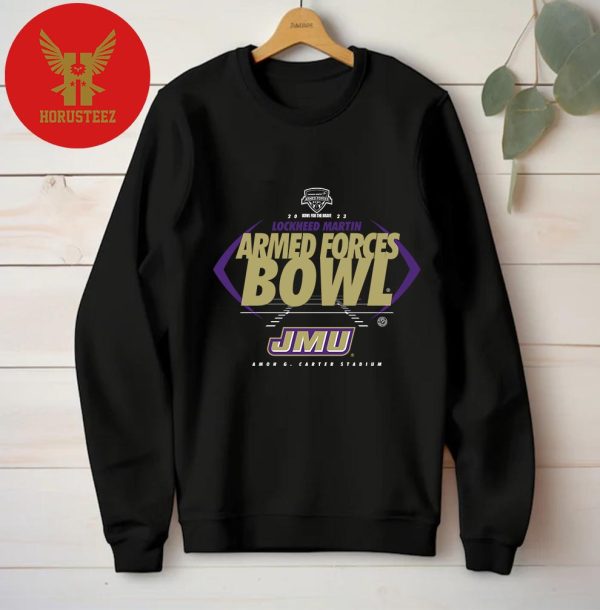 2023 Armed Forces Bowl James Madison Dukes At Amon G Carter Stadium Unisex T-Shirt