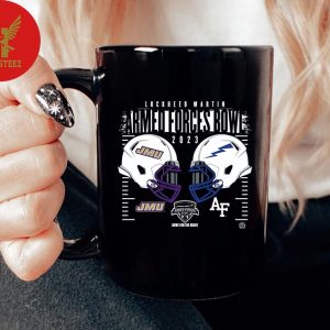 2023 Armed Forces Bowl James Madison Dukes Versus Air Force Falcons At Amon G Carter Stadium Drink Coffee Mug
