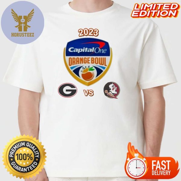 2023 Capital One Orange Bowl Georgia Vs Florida State College Football Bowl Shirt