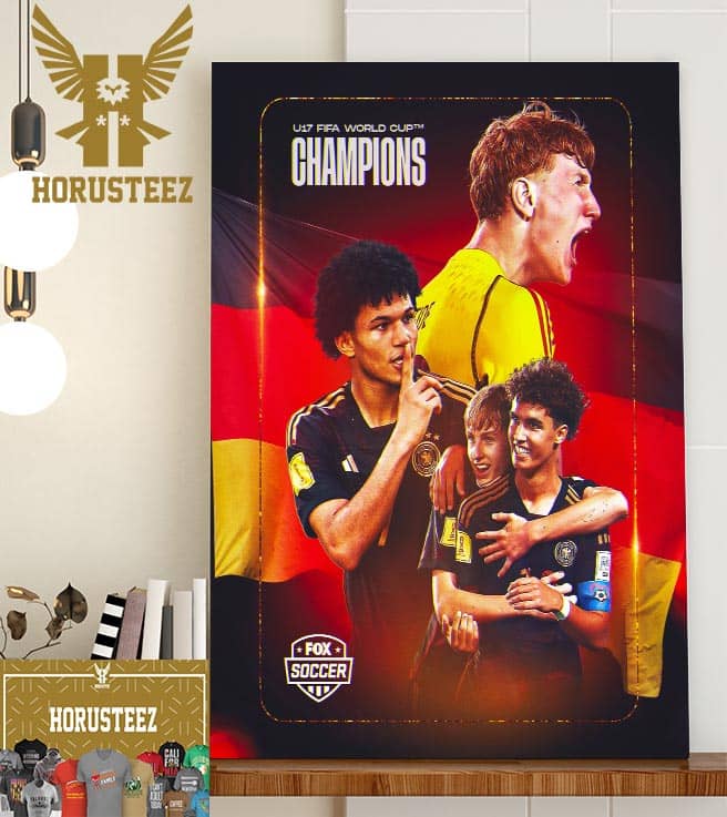 2023 FIFA U-17 World Cup Champions Are Germany Home Decor Poster Canvas