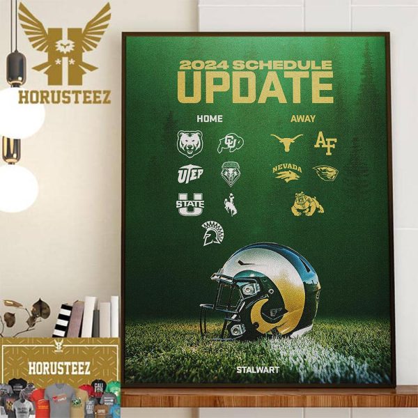 2023 Mountain West Conference Matchups Are Set Poster By Colorado State Football Home Decor Poster Canvas