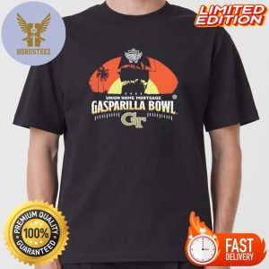 2023 Union Home Mortgage Gasparilla Bowl Georgia Tech Yellow Jackets Logo T-Shirt