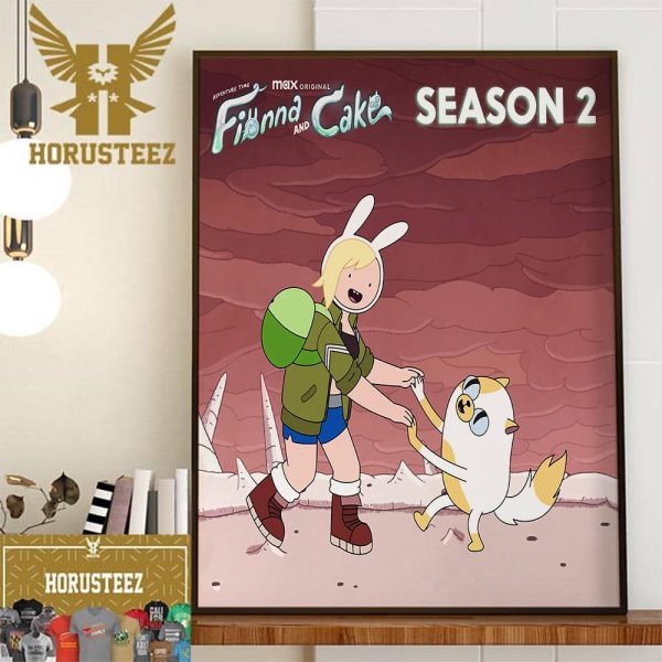 Adventure Time Fionna And Cake Season 2 Official Poster Home Decor Poster Canvas