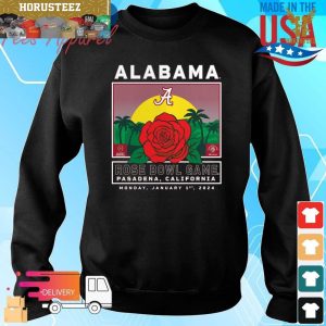 Alabama Crimson Tide College Football Playoff 2024 Rose Bowl Game Pasadena, California Monday January 1st 2024 Unisex T-Shirt