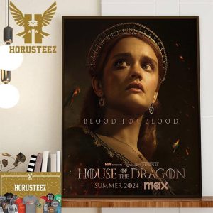 Alicent Hightower In House Of The Dragon Season 2 Blood For Blood Official Poster Home Decor Poster Canvas