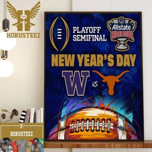 Allstate Sugar Bowl Matchup Is Set For Washington Football Vs Texas Football Home Decor Poster Canvas