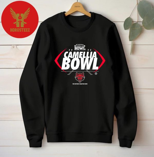 Arkansas State Red Wolves 10th Anniversary Camellia Bowl 2023 At Cramton Bowl Stadium Unisex T-Shirt
