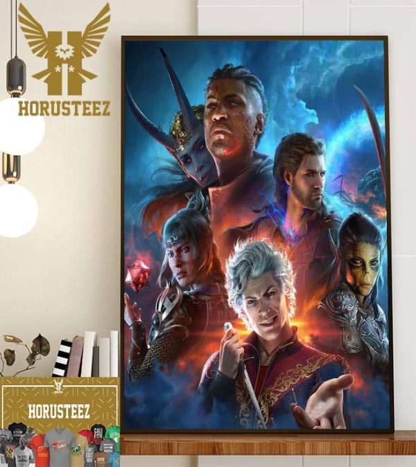 Baldurs Gate 3 Wins Game Of The Year At The Game Awards Home Decor Poster Canvas