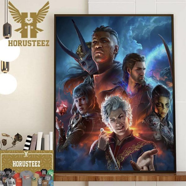 Baldurs Gate 3 Wins Game Of The Year At The Game Awards Home Decor Poster Canvas