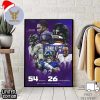 AFC Defensive Player Of The Week Kyle Hamilton Signature Poster