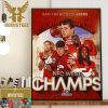 Best In The West San Francisco 49ers Are 2023 NFC West Champions Home Decor Poster Canvas