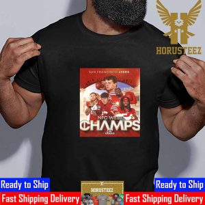 Best In The West San Francisco 49ers Back-To-Back Division Titles For The NFC West Champions 2023 Unisex T-Shirt