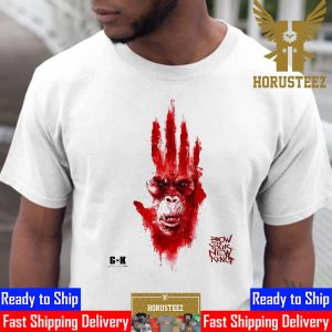 Bow To Your New King Godzilla x Kong The New Empire Official Poster Unisex T-Shirt