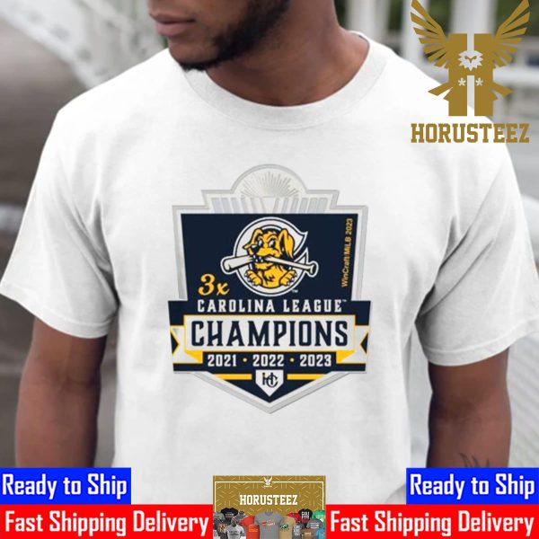 Charleston Riverdogs 3x Carolina League Championship Collectors 2023 Unisex T-Shirt