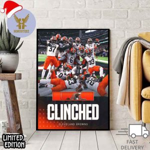 Cleverland Browns Clinched In NFL Playoffs Official Poster
