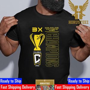 Columbus Crew 3X MLS Cup Champions Trophy Case Unisex T-Shirt