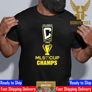 Columbus Crew Three-Time MLS Cup Champions Trophy Case Unisex T-Shirt