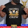 Columbus Crew Three-Time MLS Cup Champions Trophy Case Unisex T-Shirt