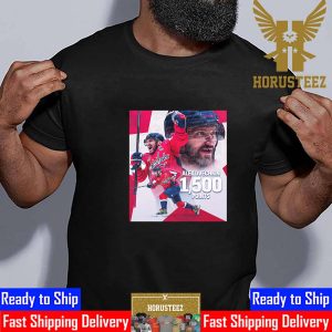 Congratulations To Alex Ovechkin Is The 16th Player In NHL History To Reach The 1500 Point Milestone Unisex T-Shirt