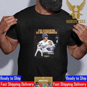 Congratulations To Freddie Freeman 5 Consecutive All-MLB Appearances Unisex T-Shirt