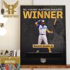 Congratulations To Shohei Ohtani Is The American League Hank Aaron Award Winner Home Decor Poster Canvas