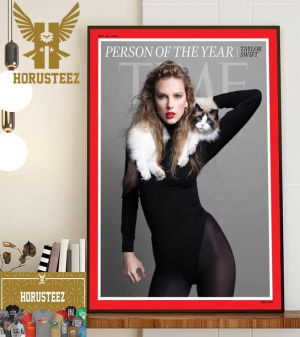 Congratulations To Taylor Swift Is The 2023 Person Of The Year On Cover TIME Home Decor Poster Canvas