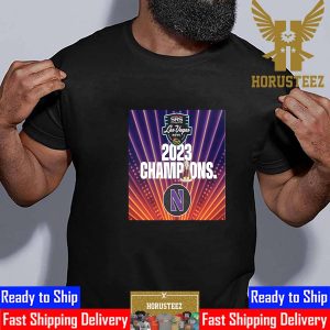 Congratulations To The Northwestern Football On Winning The 2023 SRS Distribution Las Vegas Bowl Unisex T-Shirt