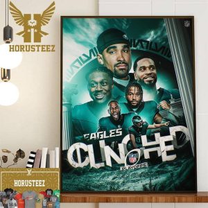 Congratulations To The Philadelphia Eagles Are Heading Back To The NFL Playoffs Home Decor Poster Canvas