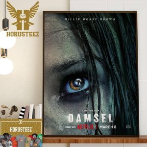 Damsel Millie Bobby Brown Official Poster Home Decor Poster Canvas
