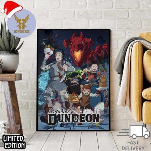 Delicious In Dungeon Anime Coming To Netflix In January 2024 Official Poster