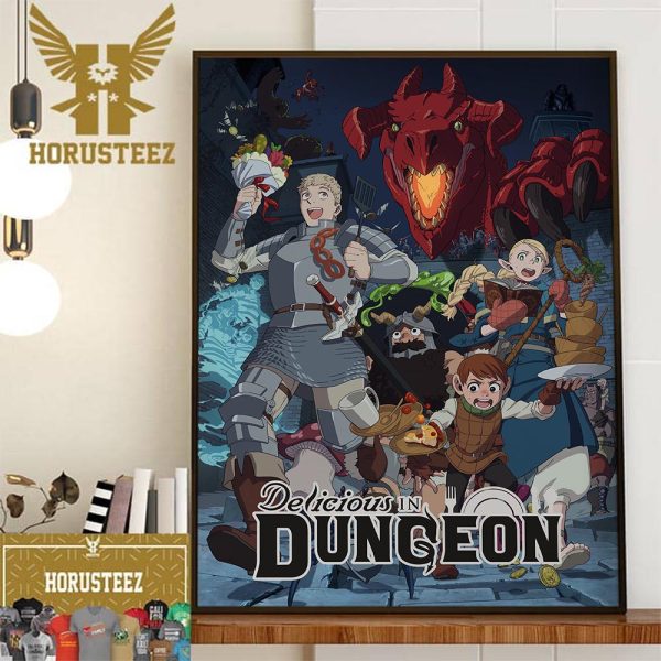 Delicious in Dungeon TV Anime New Key Visual Official Poster Home Decor Poster Canvas