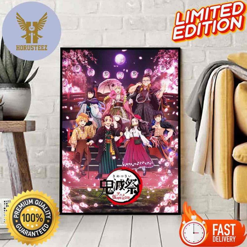 Demon Slayer Festival The 5th Kimetsu No Yaiba Anime Released 2   Demon Slayer Festival The 5th Kimetsu No Yaiba Anime Released 2 February 2024 Home Decor Poster 800x800 