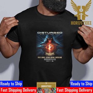 Disturbed New Show At Spark Arena Auckland New Zealand March 15th 2024 Unisex T-Shirt