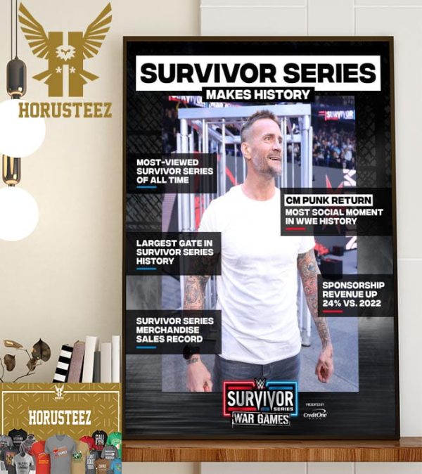 Driving Our Business Forward An Unprecedented And Unrivaled Survivor Series Weekend In Chicago Home Decor Poster Canvas
