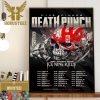 Five Finger Death Punch 5FDP Tour 2024 With Special Guest Ice Nine Kills Home Decor Poster Canvas