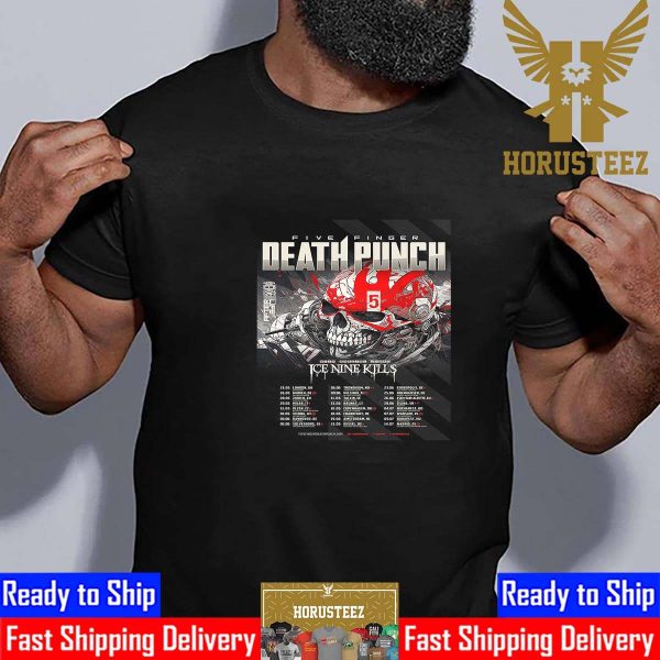 Five Finger Death Punch 5FDP Tour 2024 With Special Guest Ice Nine Kills Unisex T-Shirt