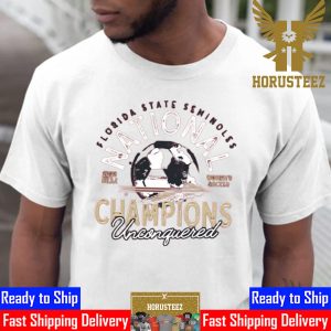 Florida State Seminoles 2023 NCAA Womens Soccer National Champions Unisex T-Shirt