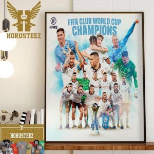 For The First Time Ever Manchester City Are FIFA Club World Cup Champions Home Decor Poster Canvas