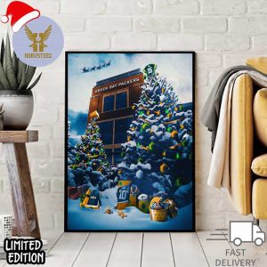 Happy Holidays And Merry Christmas From Green Bay Packers NFL Official Poster