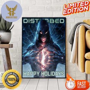 Happy Holidays Disturbed Ones Merry Christmas 2023 Home Decor Poster