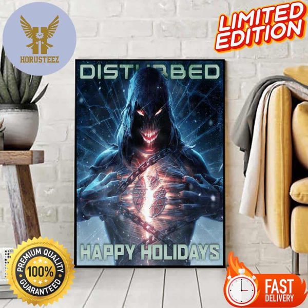 Happy Holidays Disturbed Ones Merry Christmas 2023 Home Decor Poster