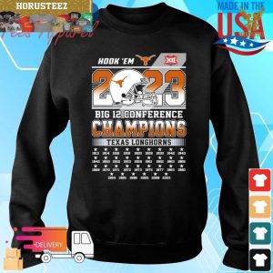 Hook Em 2023 Big 12 Conference Champions Texas Longhorns Unisex T-Shirt