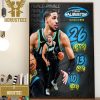 Tyrese Haliburton With The First Triple Double Of Career Advaned To The In-Season Tournament Semifinals Home Decor Poster Canvas
