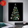 Merry Christmas On Behalf Of Max Verstappen And Verstappen Home Decor Poster Canvas
